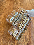 Cera "Poison" Rocks Glasses & Glass Swizzle Sticks Set