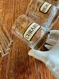 Cera "Poison" Rocks Glasses & Glass Swizzle Sticks Set