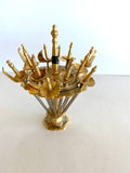 Toledo Sword Cocktail Picks Set (12 picks), Sword Cocktail Picks - Southern Vintage Wares