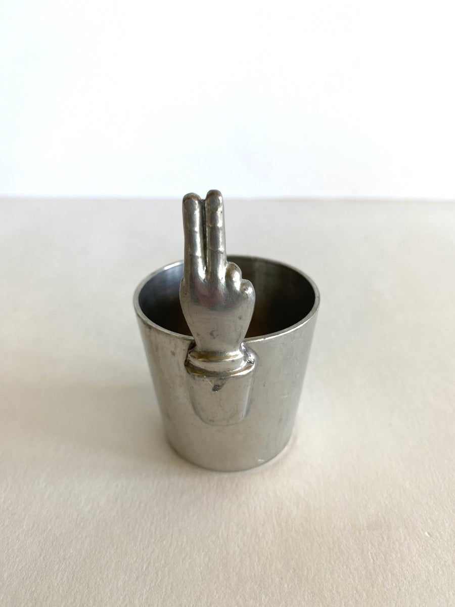 Vintage Two Finger Jigger Southern Vintage Wares