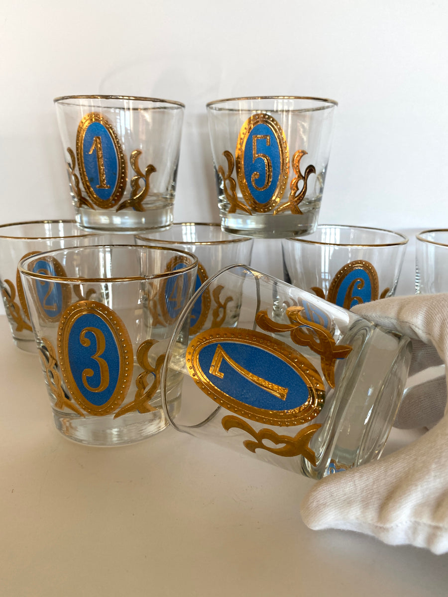 Libbey Pilot Numbered Glasses – Southern Vintage Wares