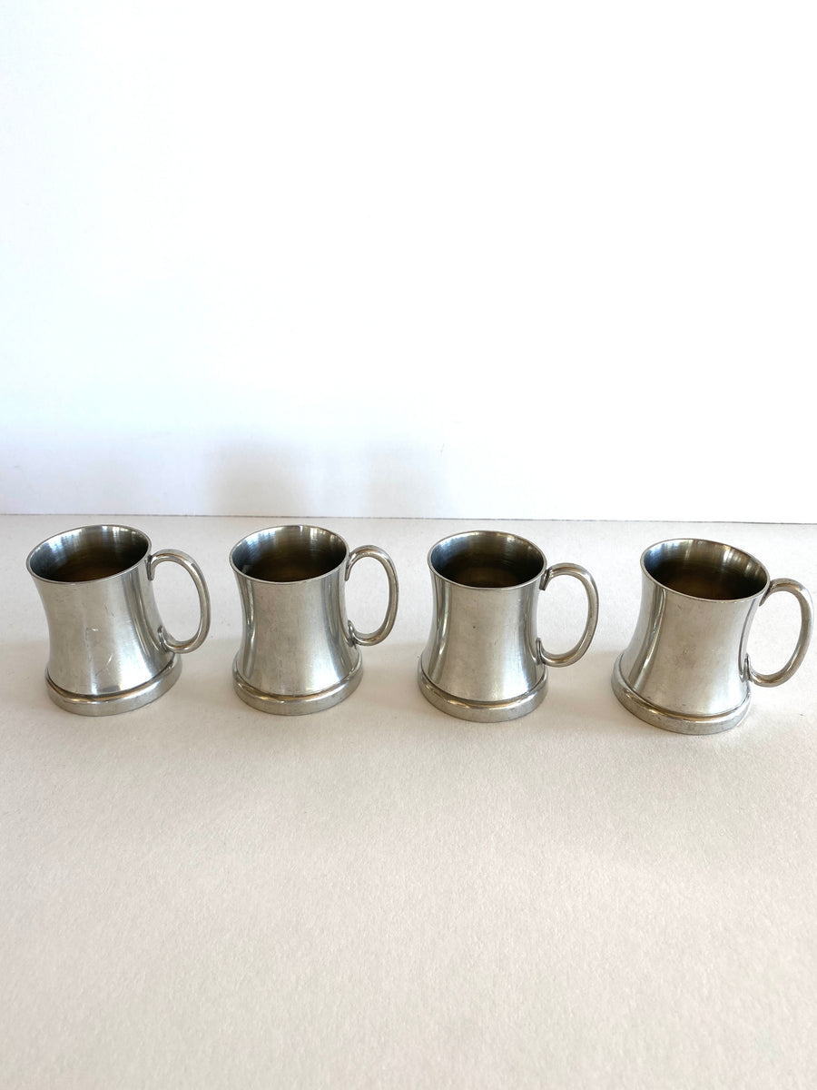Abercrombie & Fitch - 1950s American Vintage Set of 4 Nesting Travel Shot  Cups Bullet Case