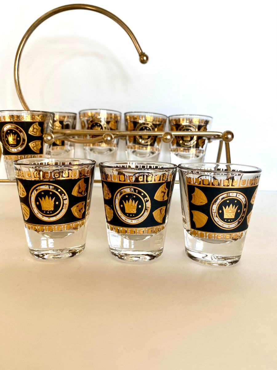 Vintage Shot Glasses Carstairs Whiskey Bar Glasses With 