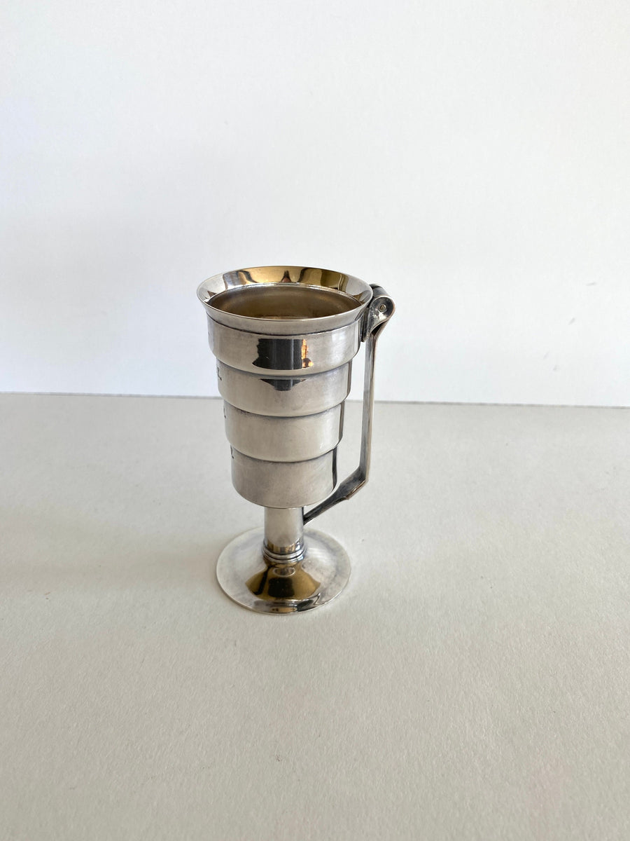 Napier Silver-Plated Stepped Jigger