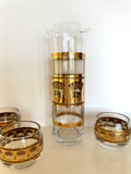 Culver Cocktail Pitcher Set, Culver "Festival" Pattern