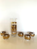 Culver Cocktail Pitcher Set, Culver "Festival" Pattern
