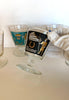 Libbey Cities Of The World Footed Glasses, Set of 6 - Southern Vintage Wares