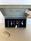 Rare Mid Century Golf Wine Charms, Gold-Plated - Southern Vintage Wares