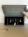 Rare Mid Century Golf Wine Charms, Gold-Plated - Southern Vintage Wares