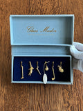 Rare Mid Century Golf Wine Charms, Gold-Plated - Southern Vintage Wares