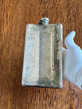 Art Deco Flask Silver-Plated by Meriden, Sterling Silver Cap - Southern Vintage Wares
