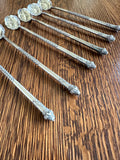 Art Deco Sterling Silver Cocktail Sipping Spoons - Southern Vintage Wares