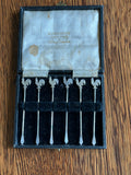Sterling Rooster Cocktail Picks Circa 1920s