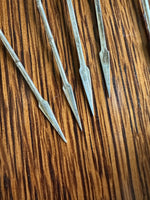 Sterling Silver Cocktail Picks (in original box) Bamboo Stems