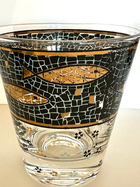 Fish Pattern Atomic Atomic Fish Glasses – Southern Vintage Wares