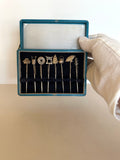 Sterling Silver Cocktail Picks, in original case - Southern Vintage Wares