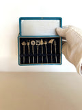 Sterling Silver Cocktail Picks, in original case - Southern Vintage Wares