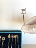 Sterling Silver Cocktail Picks, in original case - Southern Vintage Wares
