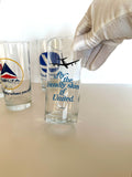 Vintage Airlines Glasses 1970s, TWA, Eastern, Delta, United - Southern Vintage Wares