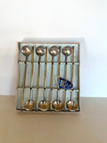 Art Deco Cocktail Sipping Spoons 1940s - Southern Vintage Wares