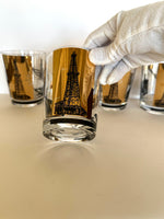 Vintage Oil Derrick Glasses by Sinclair Oil