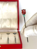 Sterling Silver Flower Cocktail Picks by Meka (in original box) - Southern Vintage Wares