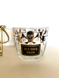 Georges Briard Ice Your Poison Ice Bucket Caddy Set - Southern Vintage Wares