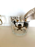 Georges Briard Ice Your Poison Ice Bucket Caddy Set - Southern Vintage Wares