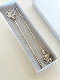 Pair of Rare Christofle Cocktail Stirrers - Southern Vintage Wares