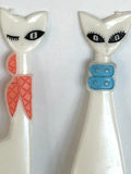Rare Cat Swizzle Sticks Picks 1960s - Southern Vintage Wares