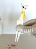 Rare Cat Swizzle Sticks Picks 1960s - Southern Vintage Wares