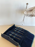 Sterling Silver Retractable Swizzle Sticks 1950s - Southern Vintage Wares