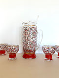 Atomic Op Art Glasses Set by Sinclair
