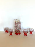 Atomic Op Art Glasses Set by Sinclair