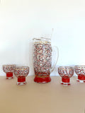 Atomic Op Art Glasses Set by Sinclair