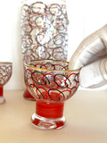 Atomic Op Art Glasses Set by Sinclair