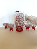 Atomic Op Art Glasses Set by Sinclair
