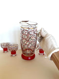 Atomic Op Art Glasses Set by Sinclair