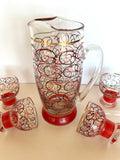 Atomic Op Art Glasses Set by Sinclair