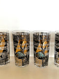 Atomic Fish Glasses by Gaite for Gay Fad, Mid Century, Set #2 - Southern Vintage Wares