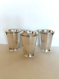 Set of 3 Webster Wilcox Julep cups - Southern Vintage Wares