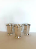 Set of 3 Webster Wilcox Julep cups - Southern Vintage Wares