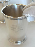 Set of 3 Webster Wilcox Julep cups - Southern Vintage Wares