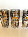 Atomic Fish Glasses by Gaite for Gay Fad, Mid Century, Set #2 - Southern Vintage Wares