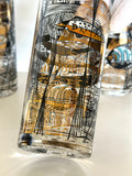 Atomic Fish Glasses by Gaite for Gay Fad, Mid Century, Set #2 - Southern Vintage Wares