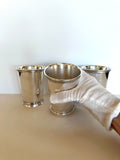 Set of 3 Webster Wilcox Julep cups - Southern Vintage Wares