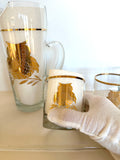 Vintage Owl Glasses Set, West Virginia Glass Co. - Southern Vintage Wares
