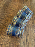 Fred Press Navy & Gold Glasses (Set of 4) - Southern Vintage Wares