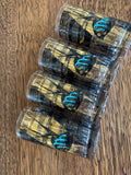 Atomic Fish Glasses by Gaite for Gay Fad, Mid Century, Set #2 - Southern Vintage Wares