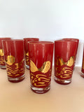 Mid Century Atomic Fish Glasses - Southern Vintage Wares